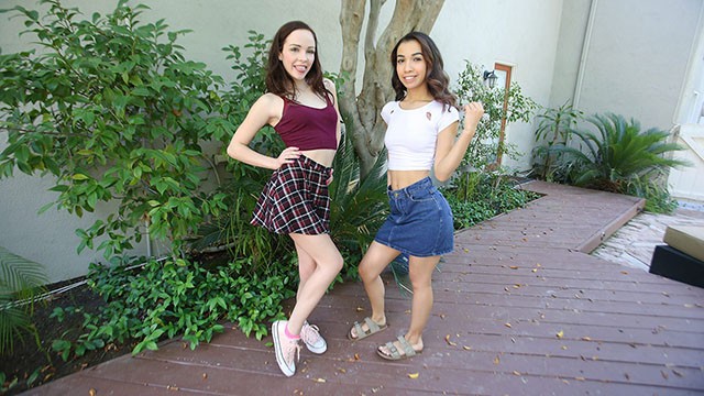 Pussy Licking movie with tempting Aliya Brynn and Jackie Rogen from Grab
