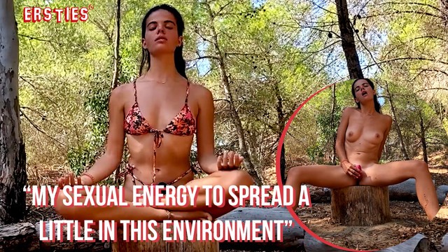 Outdoor Masturbation movie with tempting Dina