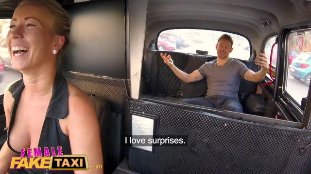 Femalefaketaxi scene with seductive Erik Everhard and Licky Lex