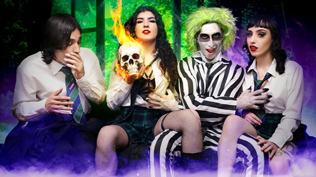 Cosplay porn with passionate Aryana Starr, Elias Cash and Nikki Slick