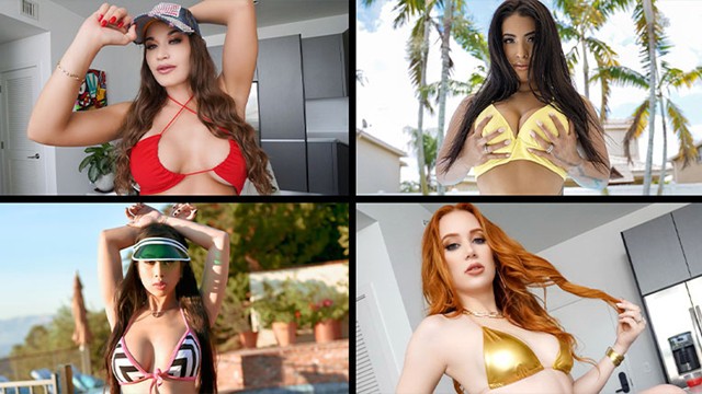 Blowjob porn with horny Indica Flower, Jade Kush and Stacy Bloom