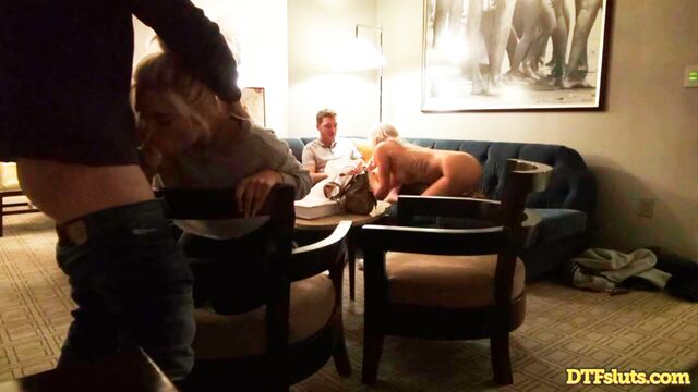 Side Fuck screw with sexy Layla Price and Trisha Parks