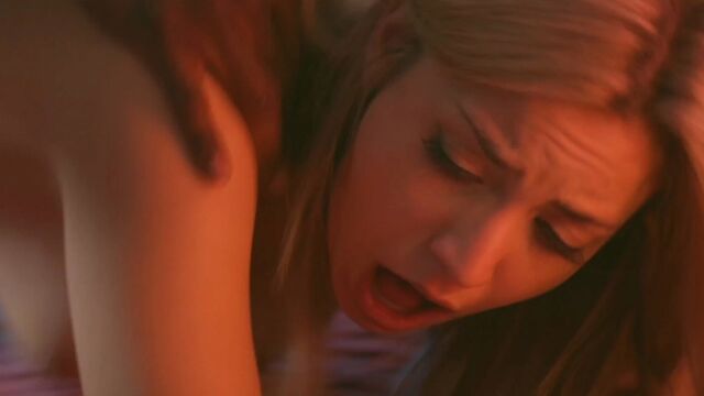 Straight Hair bang with hot Victoria Beauregard